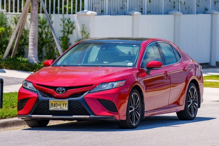 Photo of a red Toyota Camry