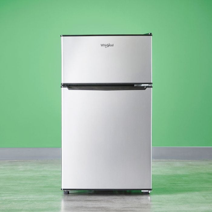 Whirlpool 3.1 Cu. Ft. Compact Mini Fridge With Dual Door True Freezer